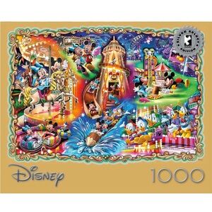 Ceaco - Silver Select - Disney - Mickey's Carnival - 1000 Piece Jigsaw Puzzle.